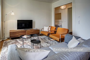 Nähe Gollierplatz: Freie 2-Zimmer-Wohnung mit Balkon im sanierten Stilaltbau